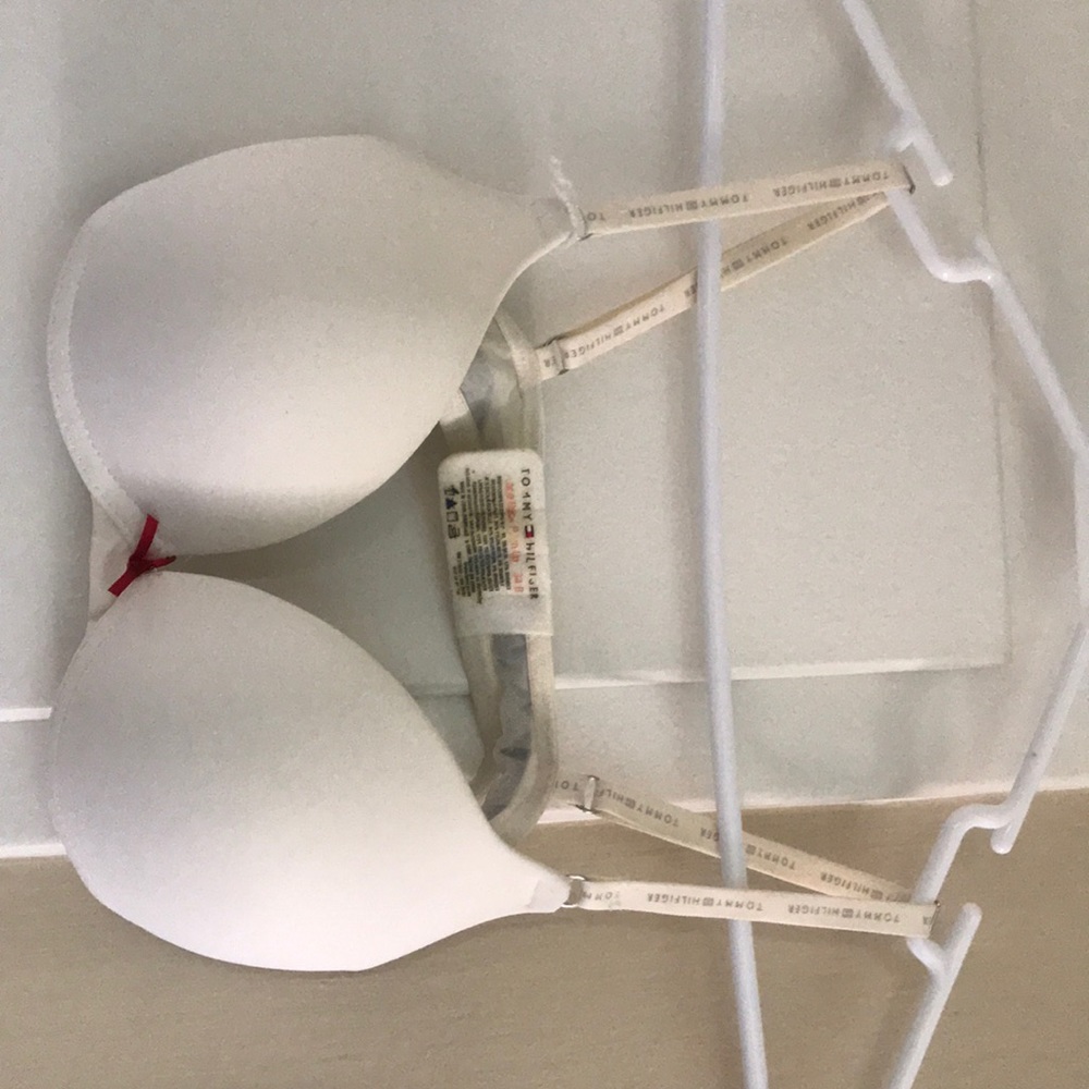 Tommy Hilfiger white push up bra